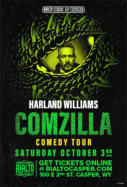 Harland Williams: Comzilla Comedy Tour (Late Show) official event poster