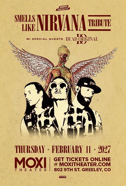 Smells Like Nirvana (A Tribute to Nirvana), Dead Original official event poster