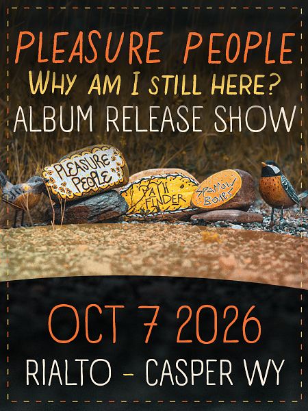 Pleasure People - Album Release Show official event poster