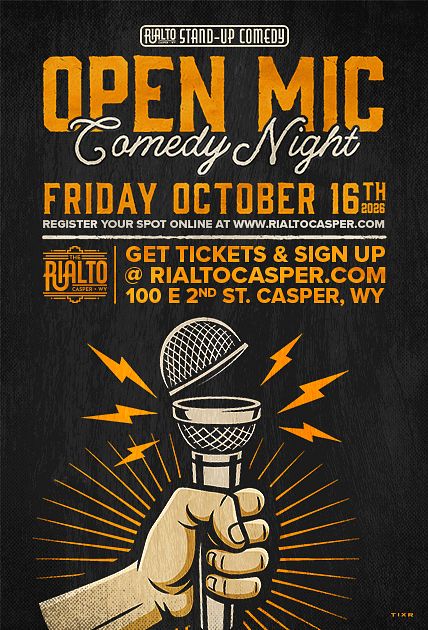 Comedy Open Mic Night w/ Devin Fulton, Art Delgado official event poster