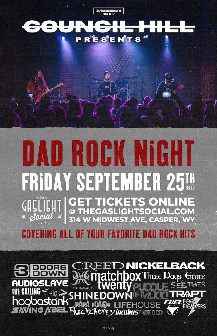Dad Rock Night: a Tribute to 2000's Rock presented by Council Hill official event poster
